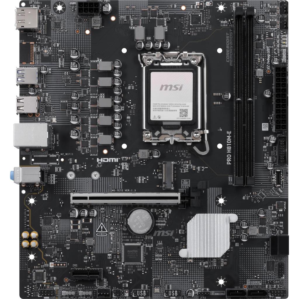 MSI PRO H810M-E Micro-ATX Motherboard MB6972