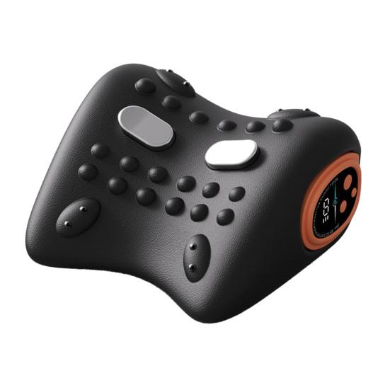 

Cervical Massage Pillow Ergonomic Neck Massager with 3 Modes Wave Vibration Heat Therapy Adjustable Temperature Muscle Relaxation Pillow чёрный