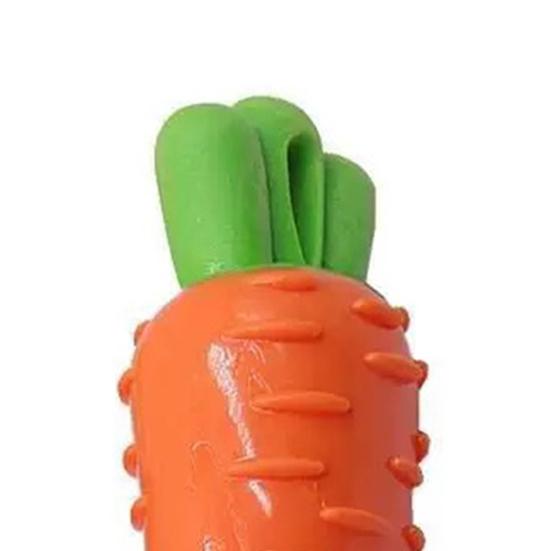 Giocattoli per Cani a Forma di Carota e Mais Giocattoli da Masticare Massaggio Gengive e Pulizia Denti Giocattolo per Cani Resistente al Morso per Animali Domestici