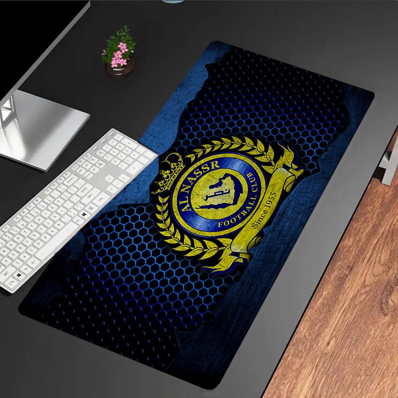 Al-Nassr Football Club Mouse pad Mouse pad, Gaming Mouse Pad, keyboard pad, Desk Decor for computer notebook Fan Gift Birthday Gift