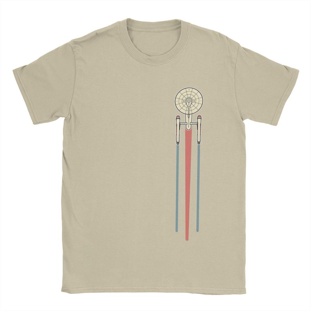 USSed Enterprise Star Treks T-Shirts Herren Baumwolle Vintage T-Shirts Rundhals T-Shirts Kurzarm Tops Geschenkidee