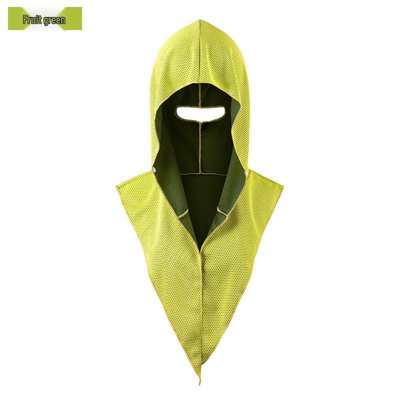 Quick-Dry Hooded Sun Protection Shawl for Hair-Exposed Activities