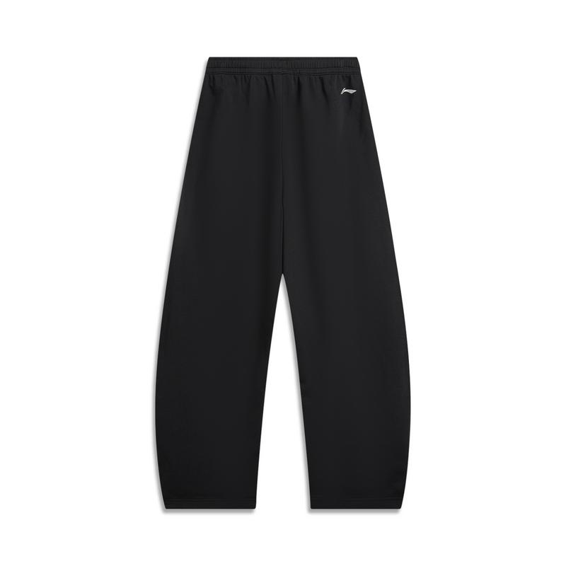 Li-Ning Outdoor CF Water-Resistant Straight Loose Blade Pants Women pants Black AKLW096-3