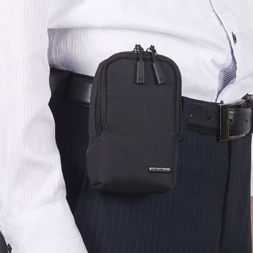 Hakuba HAKUBA Kameratasche Plus Shell City 04 Kamerabeutel M mit Reißverschluss Kann mit Klettverschluss befestigt werden Schwarz SP-CT04-CPMBK