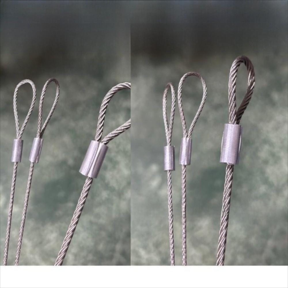 Stainless Steel Stainless Steel Wire Rope Aluminum Sleeve Terminal Safety Rope  Awning