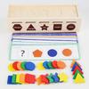 Children's Wooden Educational Shape Sorting Box: Develops Fine Motor Skills & Color Cognition
