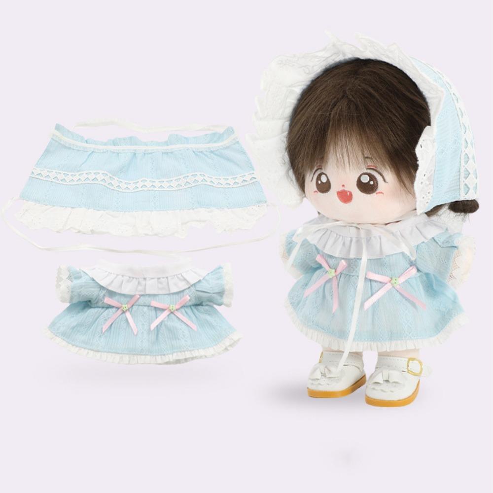 Headscarf Cotton Doll's Clothes Bow Skirt Plush Doll Clothes Children's Gift