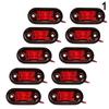 Warning Light Led Diode Light Oval Led Side Marker Lamp 12V 24V Truck Accessorie