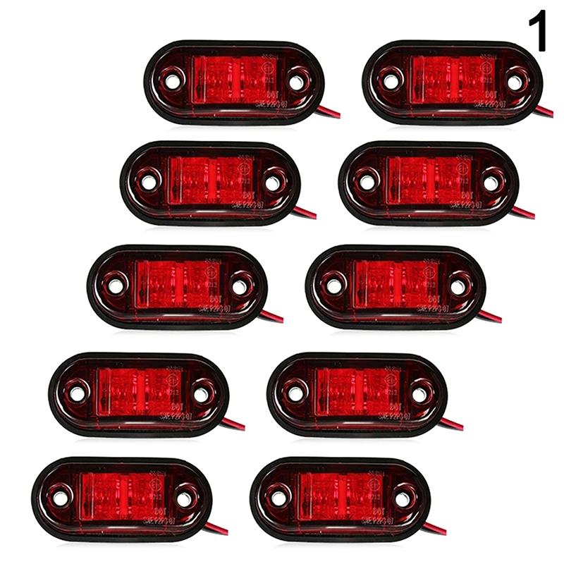 Warning Light Led Diode Light Oval Led Side Marker Lamp 12V 24V Truck Accessorie