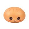 Soft Squeezable Steamed Bun Toy with Smiling Face, Slow Rising Anti-Anxiety EDC Fidget Toy