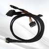 SlimSAS 8X To 2*U.2 NVMe Adapter SFF-8654 74pin To 2*SFF-8639 68pin Cable SlimSAS Data Line