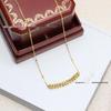 Gold Bullet Rivet Necklace with Star Clavicle Chain - Fashionable Pendant for Women