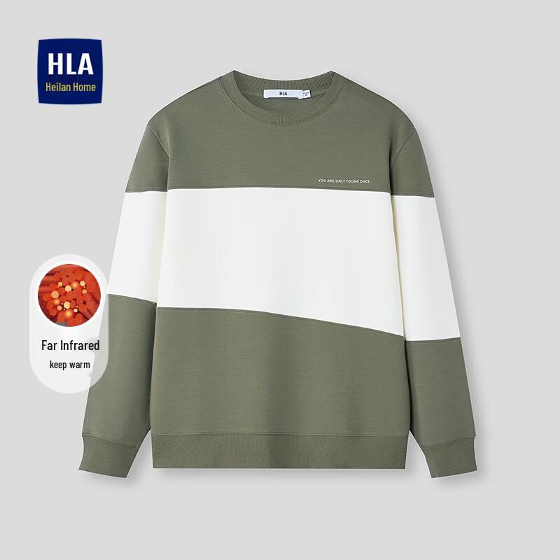 

HLA Men s Autumn Crewneck Colorblock Sweatshirt XL
