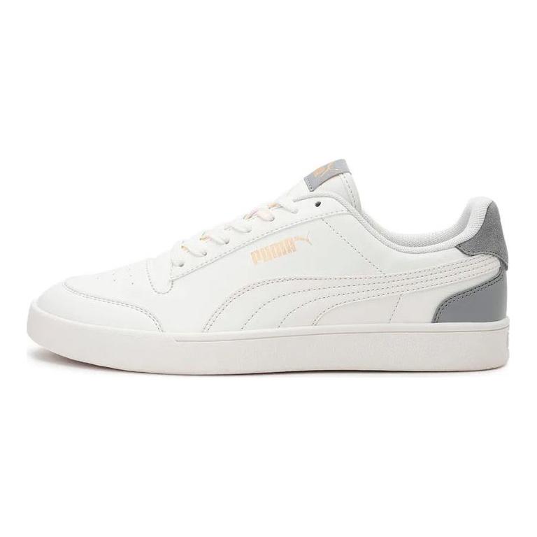 Puma Shuffle Low Top Sneakers Unisex Sneakers White Gray 309668-07