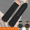 Watch Bands for HUBLOT BIG BANG Silicone Waterproof Men's 25*19mm Watch Strap Chain Watch Accessories Rubber Bracelet Wristband