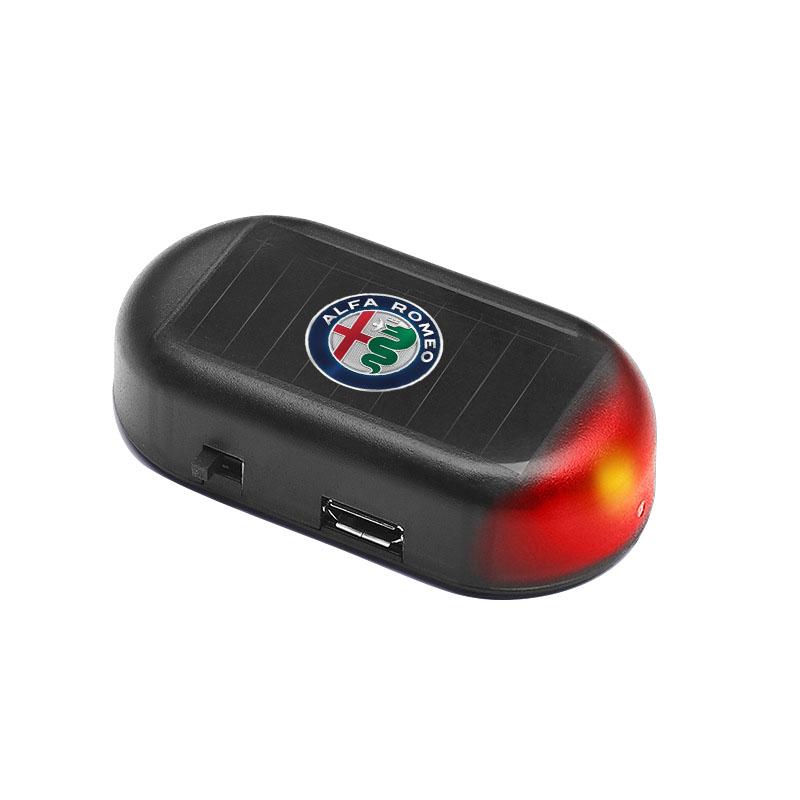1pcs Strobe Signal Security System Flash Warning LED Light Alarm Lamp For Alfa Romeo 147 159 Giulietta Giulia Mito Spider Alpha Nheadrest
