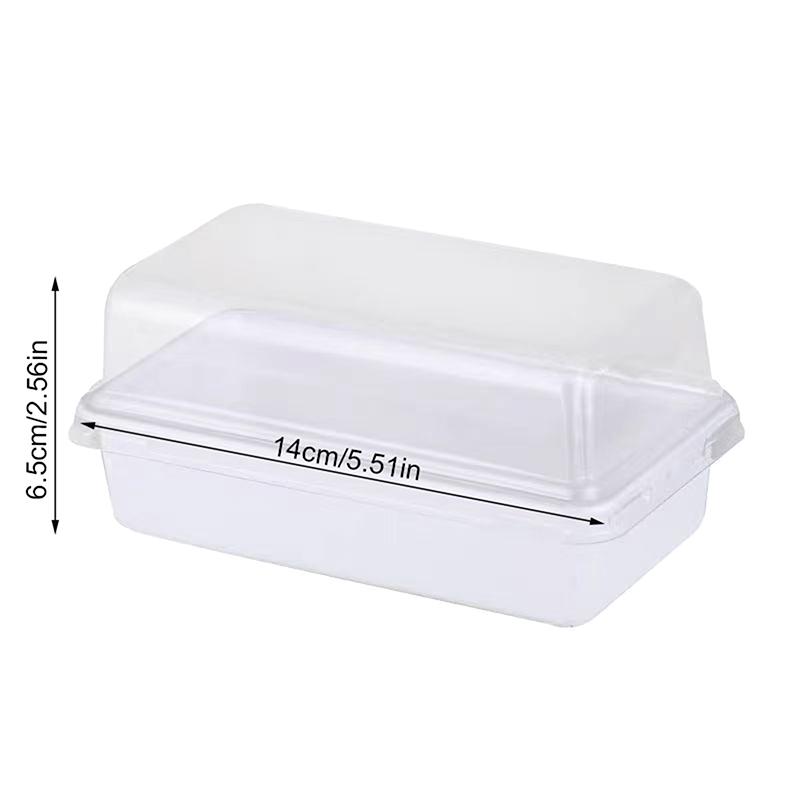 10/50Pcs Clear Sandwich Cake Holder Bakery Food Boxes Cupcake Container Tiramisu Wrapping Package Boxes For Wedding Birthday