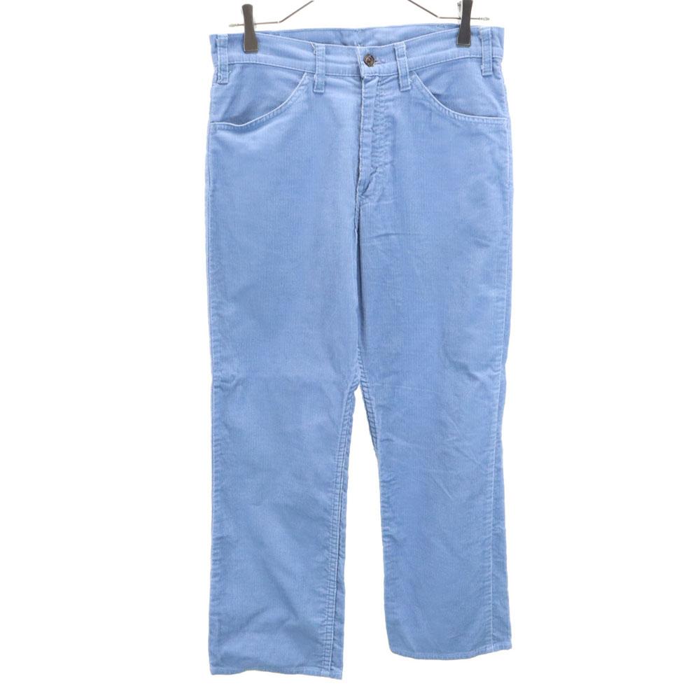 

Levi s 80s vintage Corduroy pants W30 Light blue Men s Used