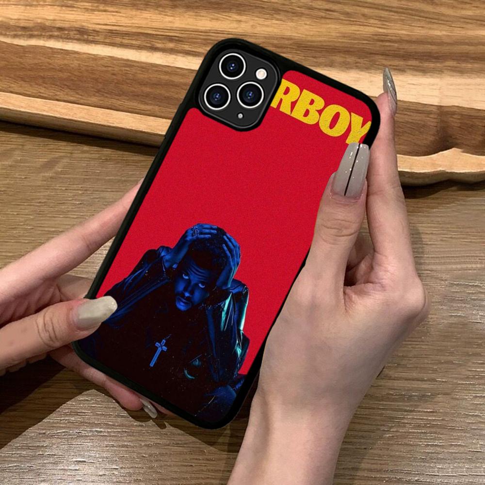 Singer The W-Weeknd Phone Case Silicone PC+TPU For For IPhone 11 12 13 14 15 16 Plus Pro Max Cover