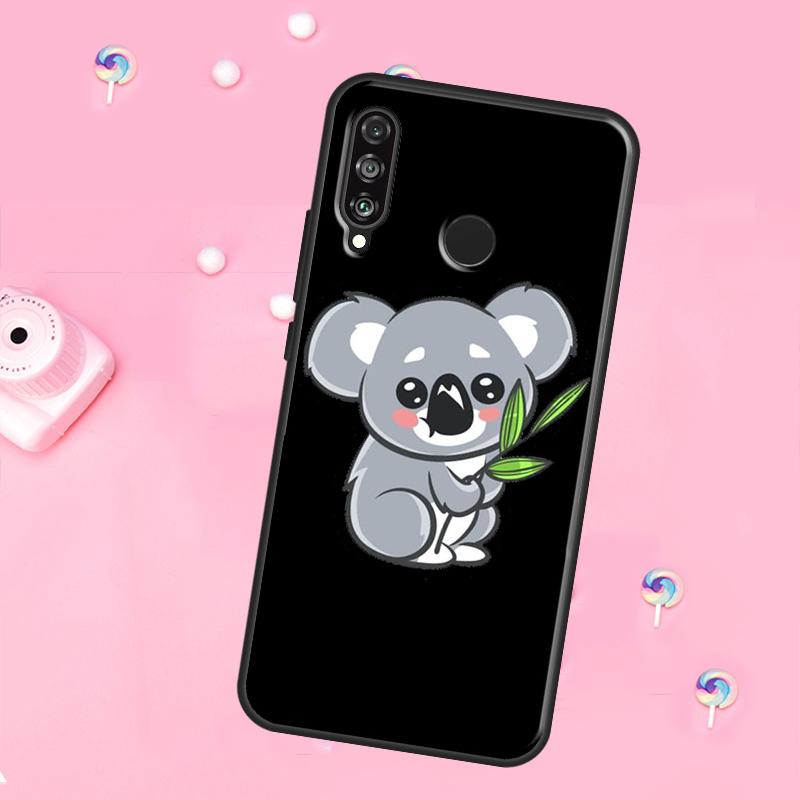 Cartoon Watercolor Animal Koala For Huawei Nova 12s 12i 8i 11i 9 10 SE Y60 Y70 Y90 Y72 Y73 Y61 Y91 P60 Pro P30 P40 Lite Case