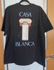 Casablanca - LA Colonne - Black Organic Cotton T-Shirt - Size XL - New Unisex T-Shirt