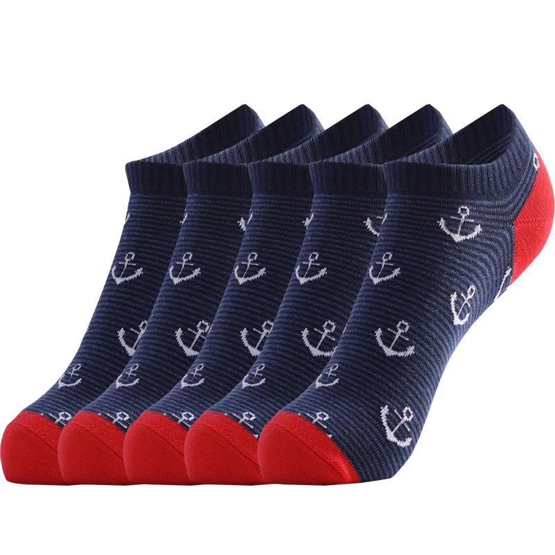 Quality Mens Pairs High 5 Socks Summer Large Size Breathable Man Sock Cotton Shallow Mouth Lowtop Male New