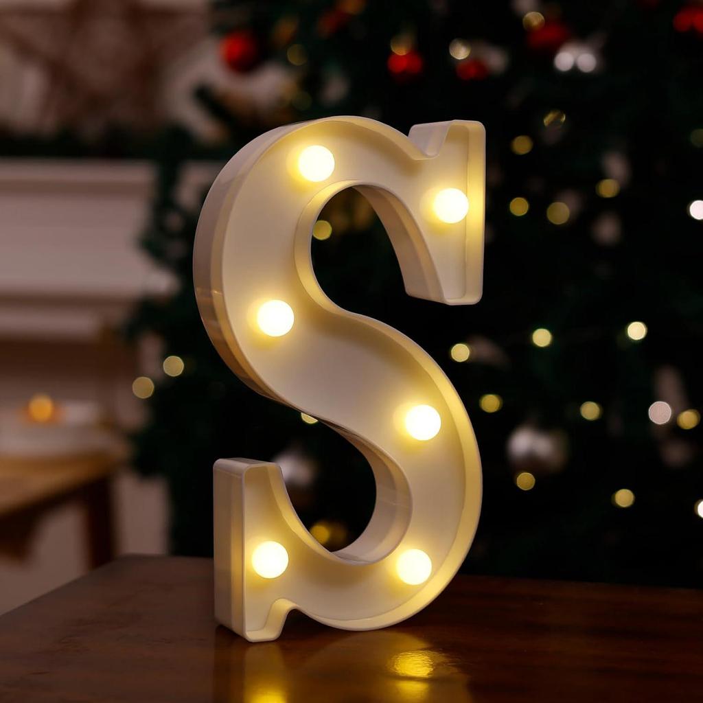 LED Letter & Number Lights: Multicolor Decorations for Birthdays, Proposals, Weddings, and Parties