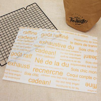 25Pcs/Lot Oilpaper Wrapping Paper for Bread Sandwich Burger Fries/Food-grade Wax Paper Baking Tools Kitchen Gadgets 3 Sizes