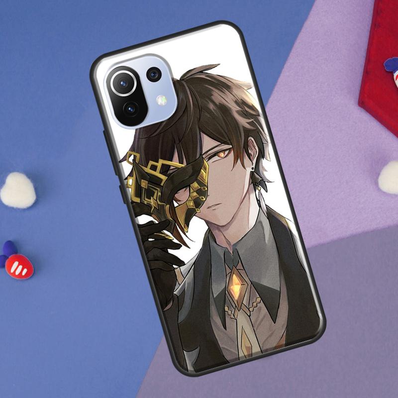 Zhongli Genshin Impact Cover For Xiaomi 14 Ultra 13 11T 12T 13T 14T Pro POCO X6 X7 Pro X3 X5 F3 F5 F6 M6 Pro Case
