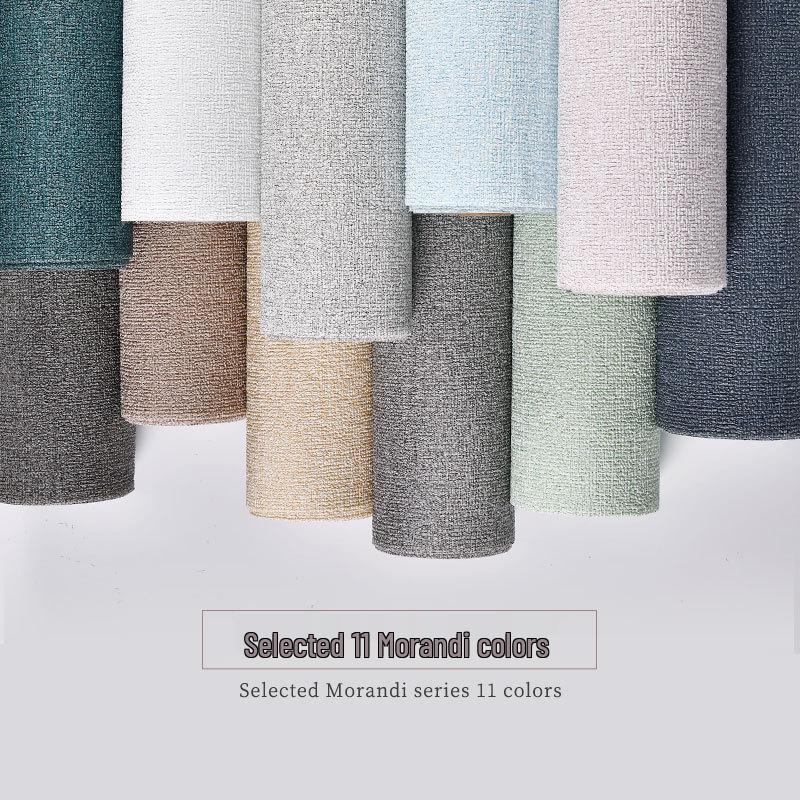 Self-Adhesive 3D Linen Wallpaper: Antibacterial, Waterproof, Mildew-Proof Wall Sticker for Bedroom Renovation