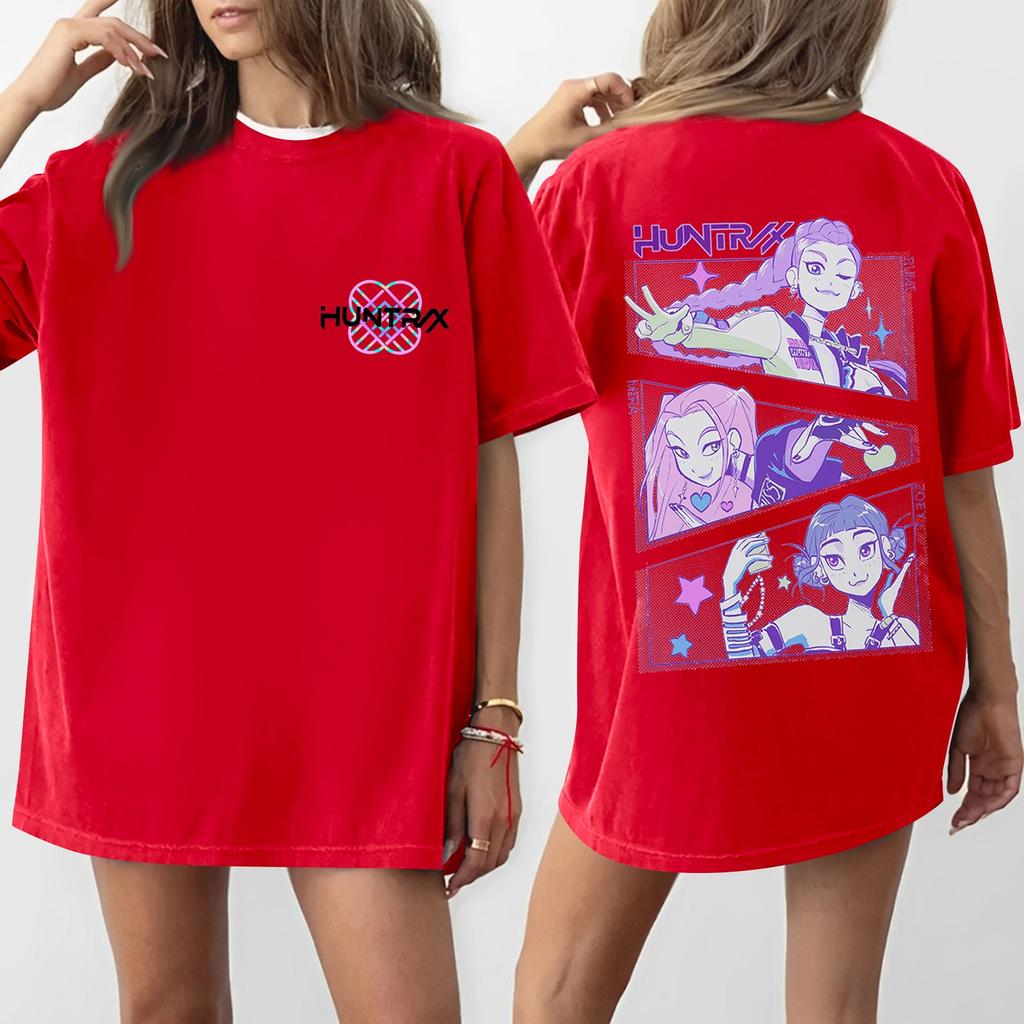 Women's Round Neck Printed Short-sleeved T-shirt Top