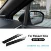 Real Carbon Fiber Sticker For Renault Clio 5 2020-2025 MK5 Decor Strip Trim Car Interior A-pillar Cover Accessories LHD RHD