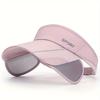 Women's hats with a pull-out brim, summer sun visor, a retractable brim for face protection, a Korean-style large-brim cycling s