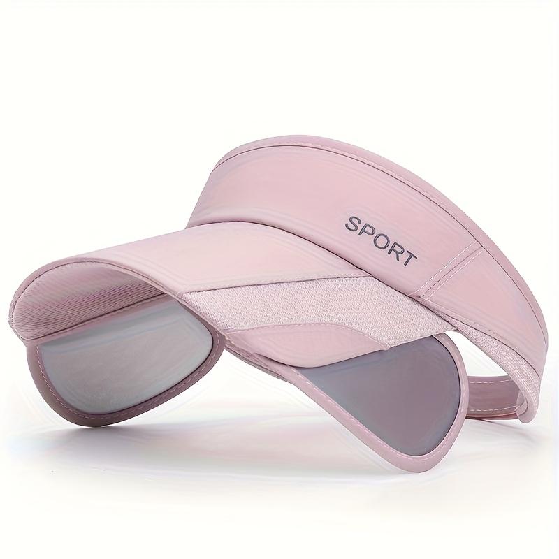 Women's hats with a pull-out brim, summer sun visor, a retractable brim for face protection, a Korean-style large-brim cycling s