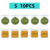 YS0080-100-Point Cotton Cushion Puff - Makeup Artist Grade, Non-Powder Absorbing, Thick Q-Elastic, Dry/Wet Dual-Use