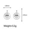 Elegant Pearl Heart Pendant Earrings - Trendy and Versatile Design for Women