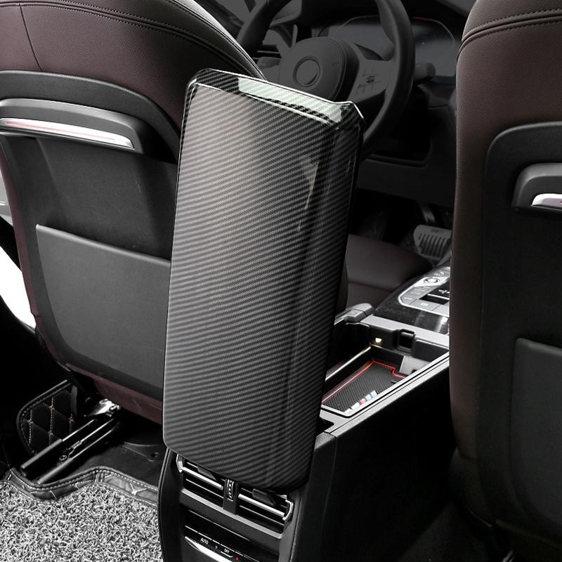Carbon Fibrer Center Console Armrest Panel Cover Trim For BMW 3 4 Series G20 G21 G22 M Sport - Car Accessories