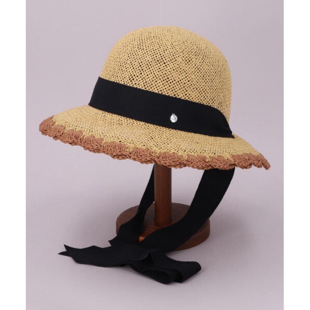 Used CA4LA Kashira BLOOMING PA Straw Hat Ribbon