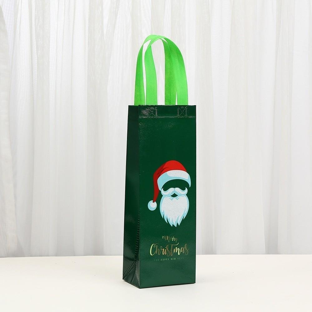 12pcs Non-Woven Christmas Wine Bottle Bag Drink Packaging Party Favor Bag Christmas Party