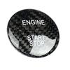 Carbon Fiber Engine Start Stop Button Sticker Cover For Benz C Class Glc C200L