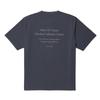 [Snowpeak] Thin Tech Lettering Short-Sleeve T-shirt Vintage Blue (S26MUSTS31)