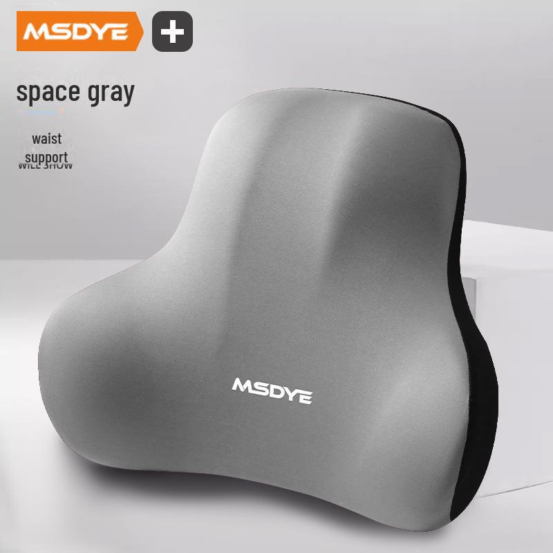 Memory Foam Car Headrest and Lumbar Support Cushion Set