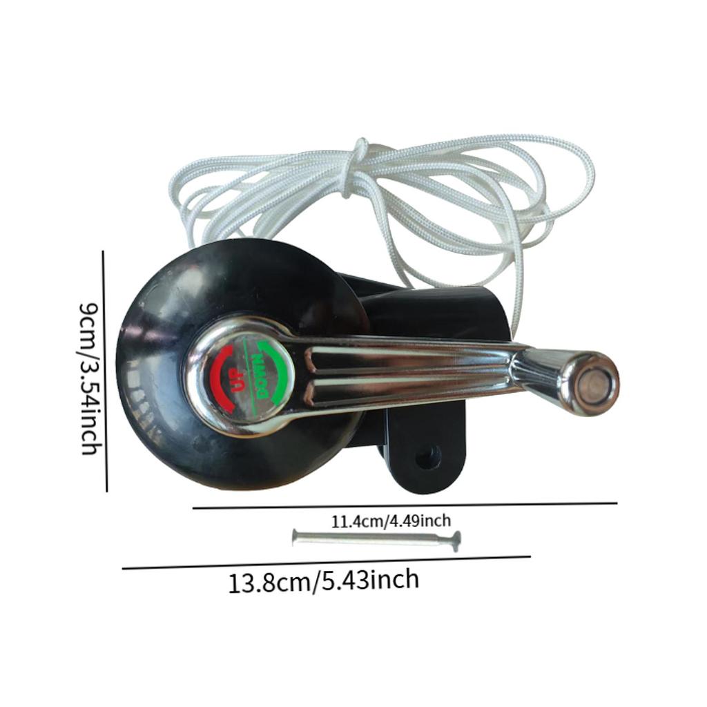 Parasol Hand Crank Replacement Sturdy Patio Umbrella Crank Handle Sunshade Attachment for Lawn Courtyard Picnic Party Pool