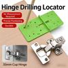 Door Hinge Template 35mm Precision Concealed Guide Hinge Boring Jig for Woodworking Installation Cabinet Drawer Shelf Frame Hole