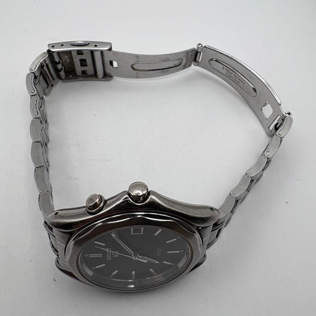 Used SEIKO AGS SPIRIT 5M22-6B70 Kinetic Junk