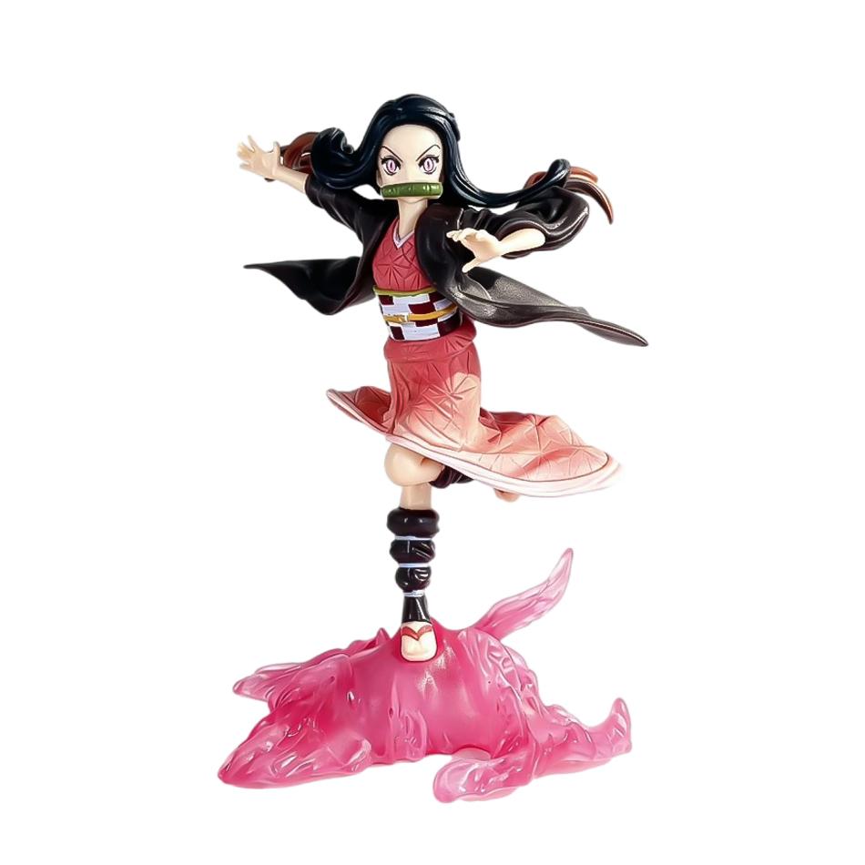 10-22cm Demon Slayer Anime Figure Kamado Tanjirou Agatsuma Zenitsu Kyoujurou Anime PVC Model Action Figure Collection Toy Gift