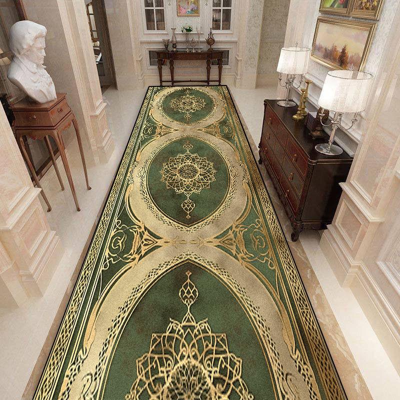 Luxury Marble Corridor Carpet el Hallway Runner Decoration Rugs Living Room Aisle Washable Non-slip Floor Mat izable