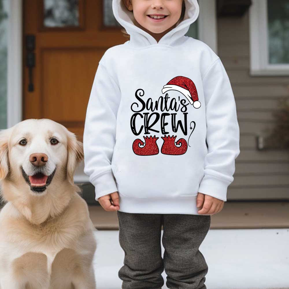 Minecraft Christmas Santa Claus Hoodie age 4-14 Pullover Sweatshirt for Kids Boys Girls Christmas Gift Costume cartoon print New Year gift