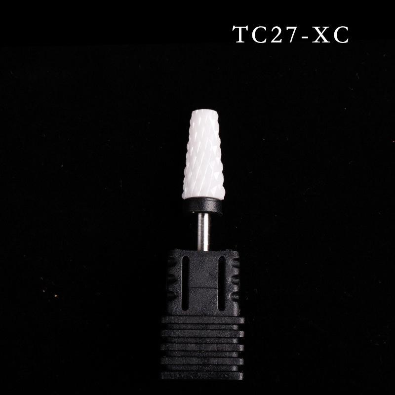 Ceramic Nail Grinding Head - Corn Bullet Rocket Shape for Electric Nail Grinder