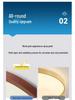 Chinese Style Walnut Wood Ceiling Light: Full Spectrum Eye Protection LED for Living Room and Bedroom